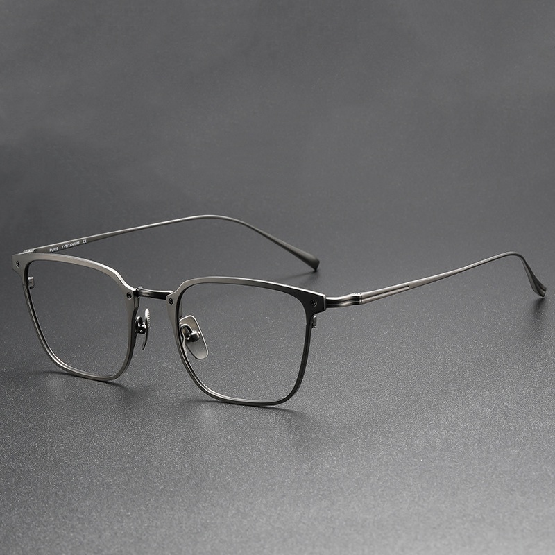 Mắt Kính Phong Cách Retro Nhật Bản 152 Size 152 Bằng Titan