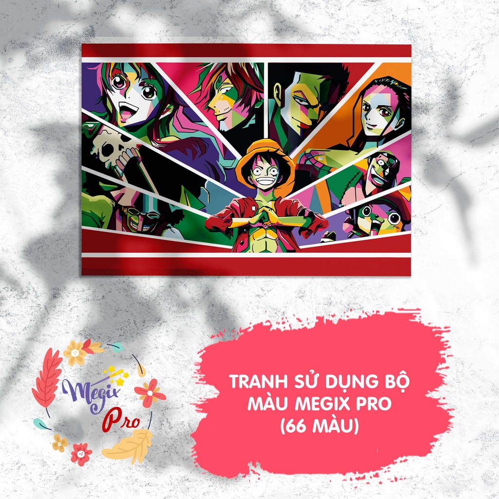 Tranh tô màu số hóa - TRANH ONE PIECE