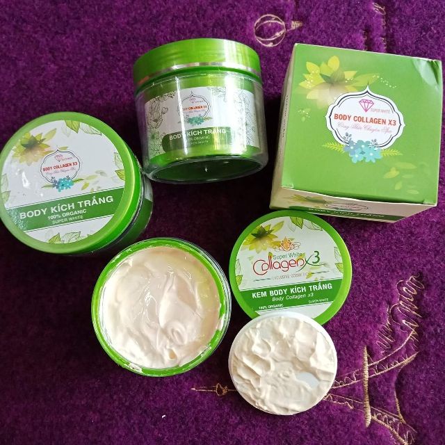 Kem Body Kích Trắng Collagen X3 - Giáng Kiều