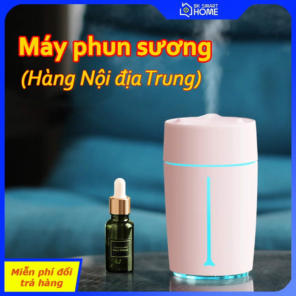 Máy Phun sương Xông hơi tinh dầu thơm tạo độ ẩm cho phòng (Hàng nội địa Trung Quốc)