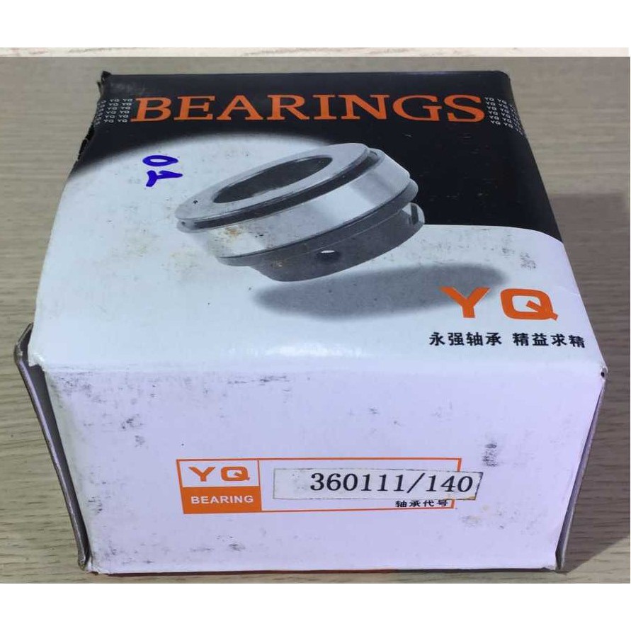 Bi tê liền cụm xe tải ben 4.5 - 6 tấn. Đường kính trong F47, ngoài F90, cao 62,ổ bi pi 55. Mã số EQ140 (360111)