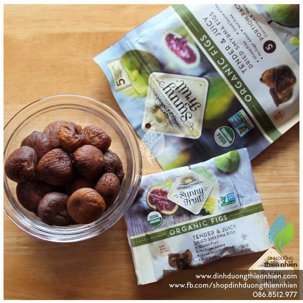 Trái Sung Khô Hữu Cơ Sultana Sunny Fruit Organic Dried Figs