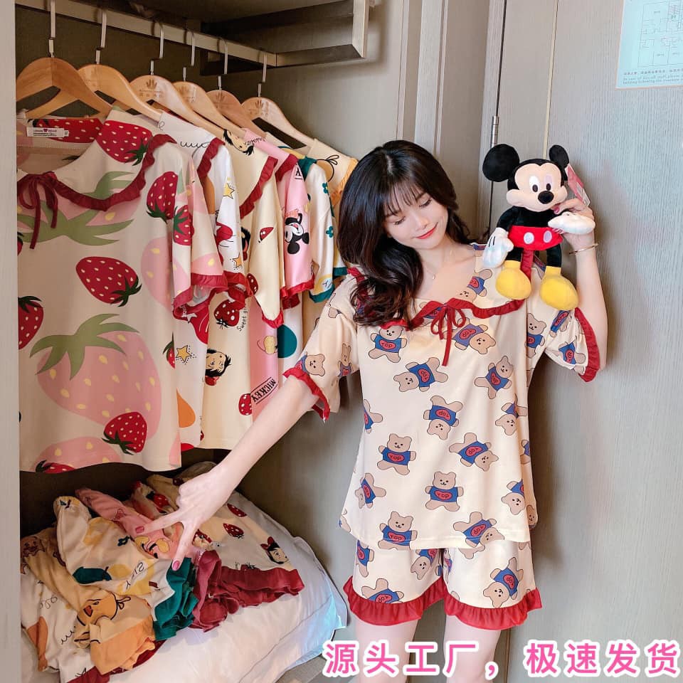 [Chỉ trả khách order facebook]Bộ ngủ lụa satin | BigBuy360 - bigbuy360.vn