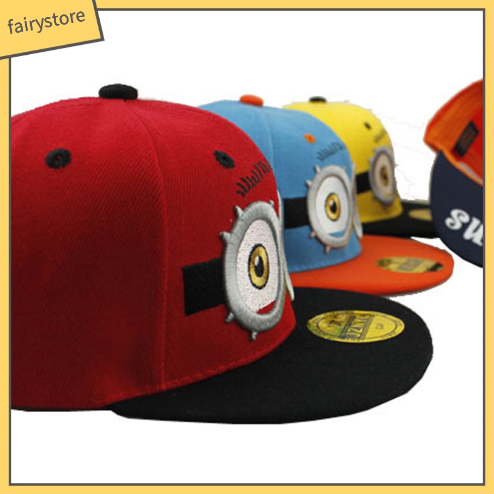 Mũ Snapback Hoạ Tiết Hoạt Hình Dễ Thương Cho Bé