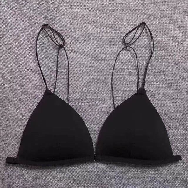 Áo Bra Dây Mảnh Cài Trước Hai Màu, Áo Lót Nữ Mút Mỏng Nhẹ Hở Lưng Gợi Cảm [Ảnh Chụp Thật] - OB007