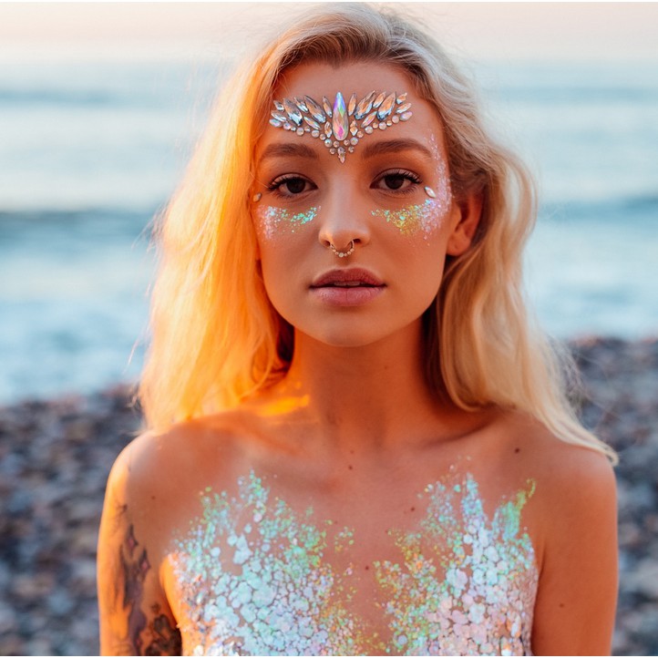 Chai kim tuyến sequins dạng gel trang điểm cho cơ thể nổi bật 6037 | BigBuy360 - bigbuy360.vn