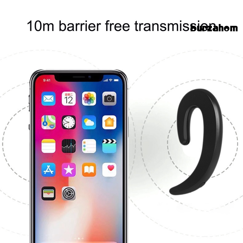 Tai Nghe Bluetooth 4.1 Móc Tai Truyền Âm Qua Xương Thông Dụng Cho Laptop