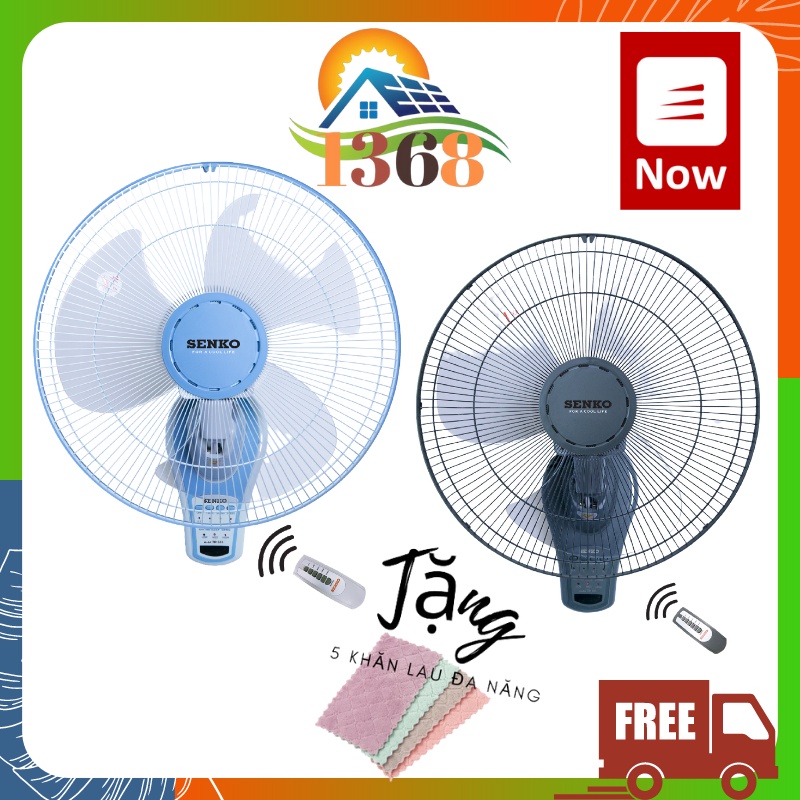 Quạt Treo Tường Có Remote Senko TR1683 ( BH Động Cơ 12 Tháng )