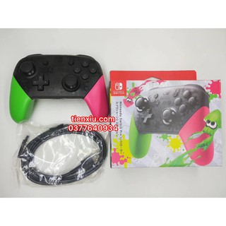 tay cầm switch controller pro cao cấp đủ 5 màu kèm dây usb xịn
