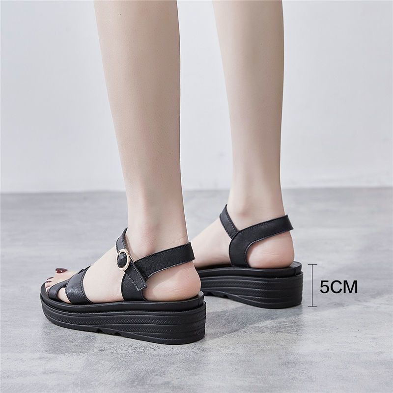 Dép xăng đan Sandal nữ ZHR trademark DA THẬT cao cấp mẫu mới nhất