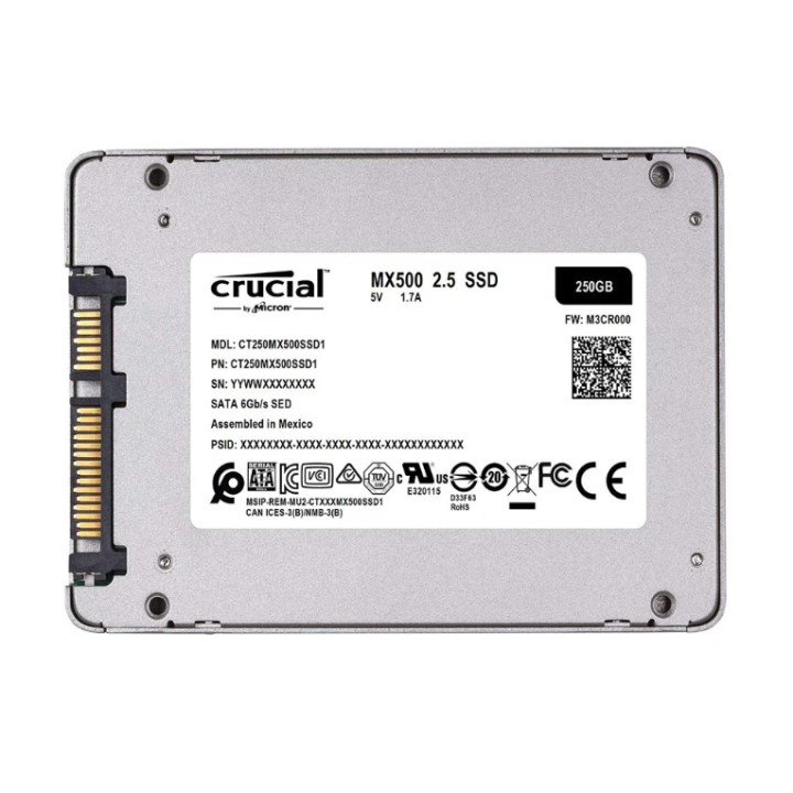 Ổ cứng SSD Crucial MX500 250GB 2.5" SATA 3 - CT250MX500SSD1