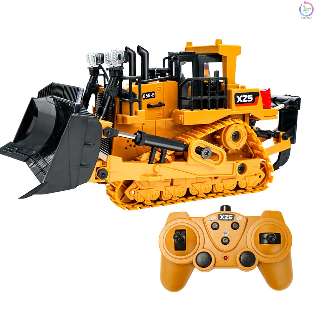 Xe Tải Công Trình Điều Khiển Từ Xa 2.4G 9CH RC Có Đèn LED Và Chức Năng Nhận Biết