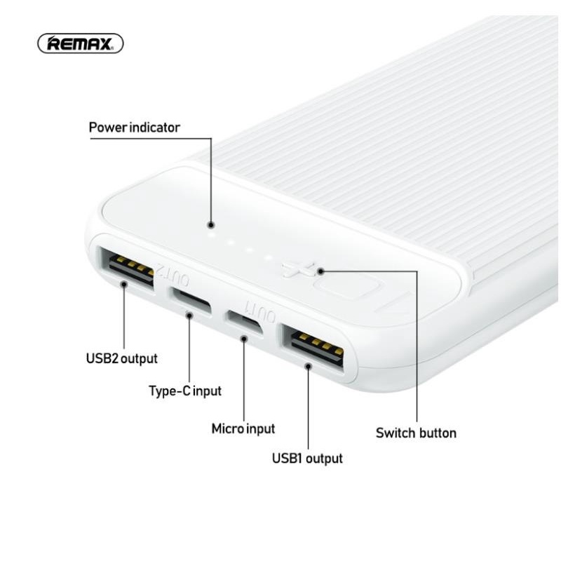 Sạc dự phòng mini 10000 mah chính hãng remax 159