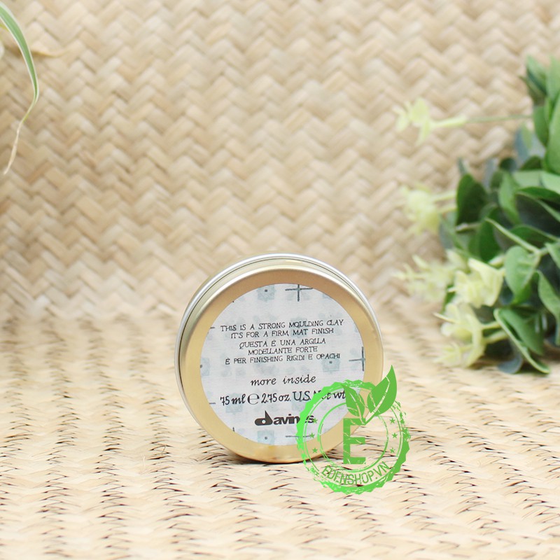 Sáp vuốt tóc Davines Strong Moulding Clay 74ml | Hàng nhập khẩu Ý
