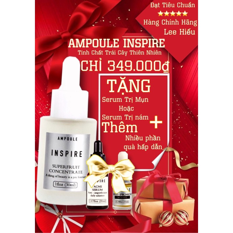 AMPOULE INSPIRE TINH CHẤT TRÁI CÂY (mua 1 tặng 1)_