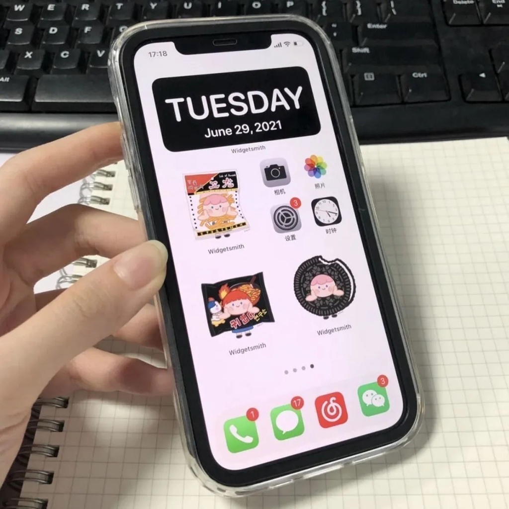 Ốp điện thoại trong suốt chống rơi thích hợp cho iPhone13 i11/12pro max xs max 8