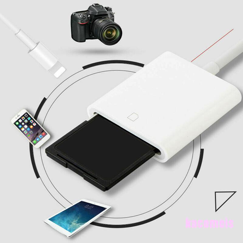 Đầu Đọc Thẻ Nhớ Sd Otg Cho Iphone X,Xs Max,8,9,10 Ipad Pro Ipod Vby | BigBuy360 - bigbuy360.vn