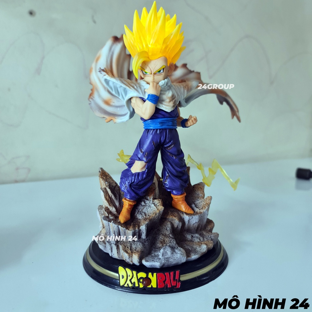 Mô hình nhân vật tượng cao cấp Son Gohan t-rex chibi có đèn led figure Go han dragonball dragon ball giá rẻ 24group