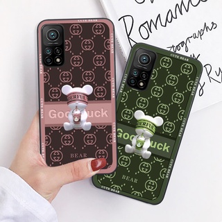 Ốp lưng Xiaomi Mi 10T Pro mẫu BEARBRICK/ Kaws thể thao cá tính,cute,giá rẻ