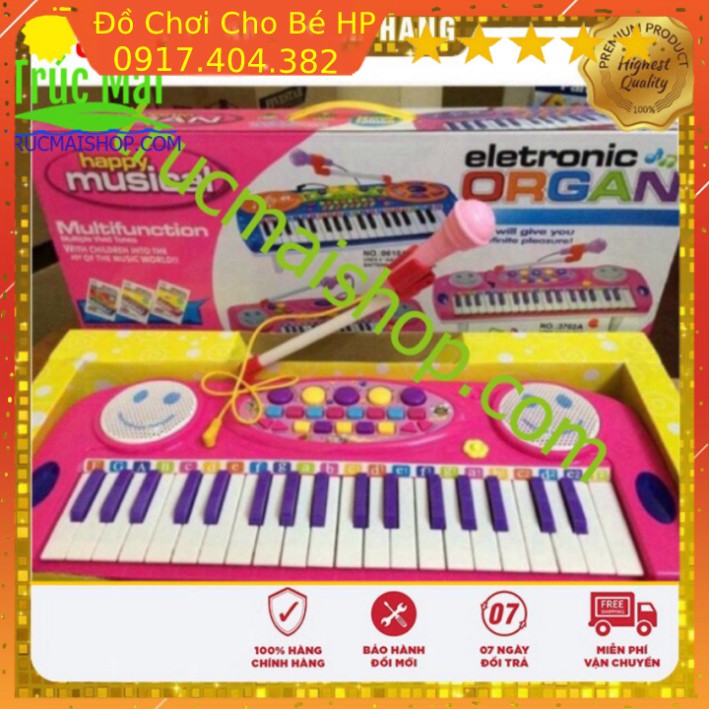 [SIÊU SALE] đàn organ Đàn Piano Kèm Mic Cho Bé ( 3702A ) đàn piano ✅  Đồ Chơi Trẻ Em HP