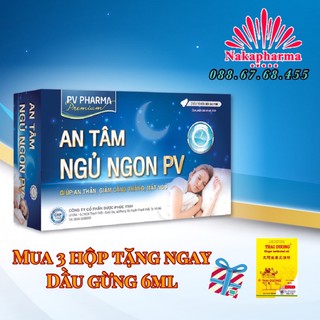 Viên uống An tâm ngủ ngon PV l Hộp 30 viên