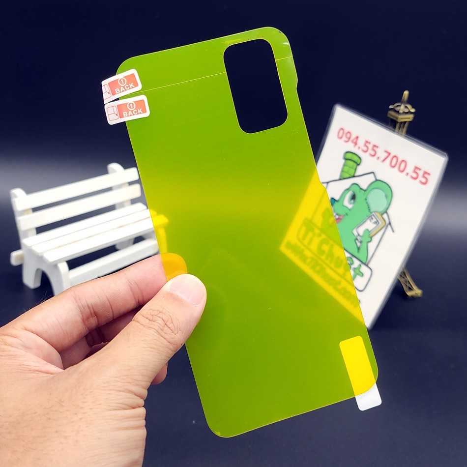 [Mặt Sau] Dán Lưng Dẻo TPU Samsung S20 PLUS Trong Suốt