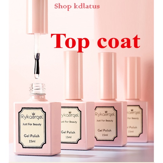 Sơn gel móng tay hơ đèn liên kết  và top bóng rykaergel trang trí chắm sóc móng làm nail shop Hoangnam