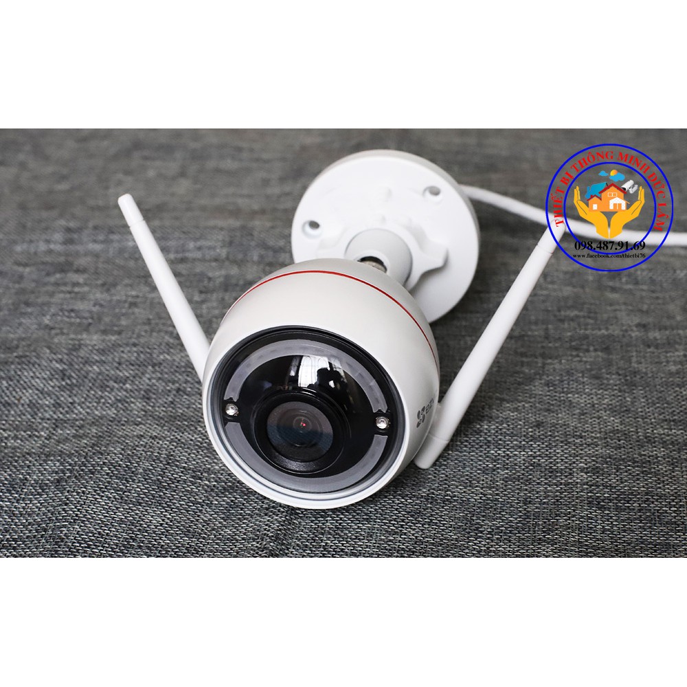 Camera IP Wifi EZVIZ CS-CV310 (C3W 720P) 1.0 Megapixel, F2.8mm, IR 30m, MicroSD, âm thanh 2 chiều, đèn và còi báo động