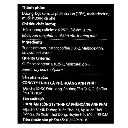 [ Sale giá sốc lấy 5 sao] Cà phê sữa hòa tan HREN 3 in 1 170g - Cà phê Hoàng Anh Phát | BigBuy360 - bigbuy360.vn