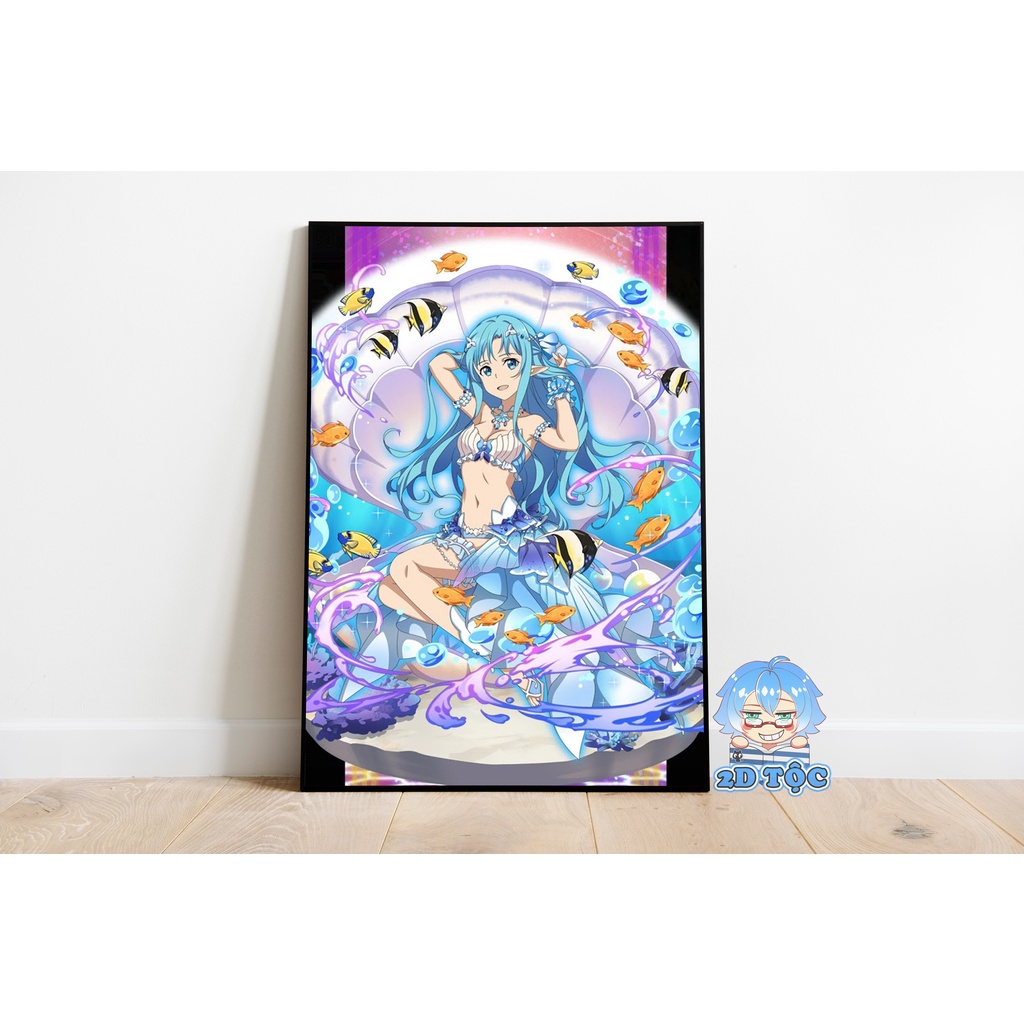 Tranh poster A3 Yuuki Asuna (3) Anime Sword Art Online chất liệu giấy cao cấp - 2D Tộc Shop