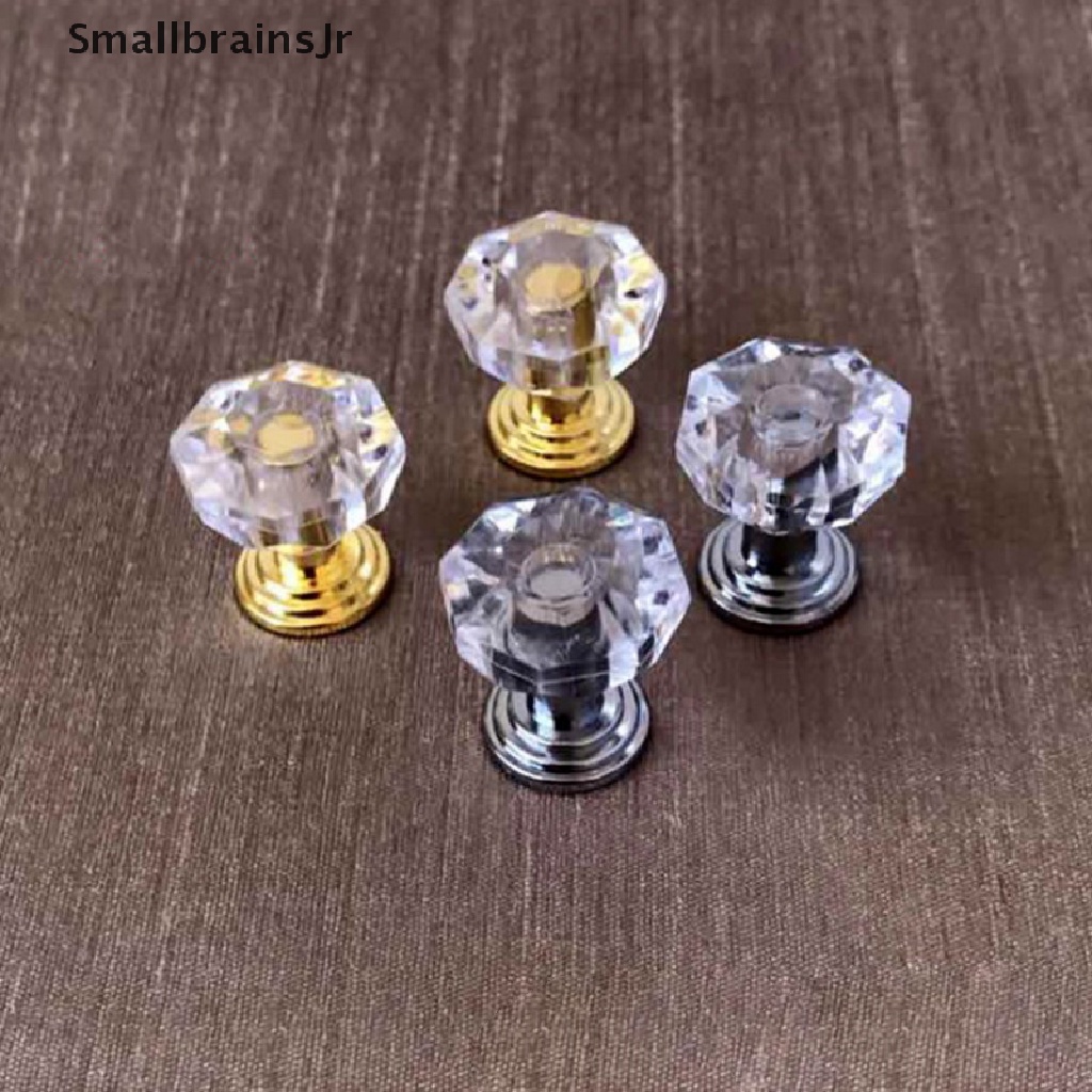 Bộ 10 tay nắm mở cửa tủ acrylic hình viên kim cương