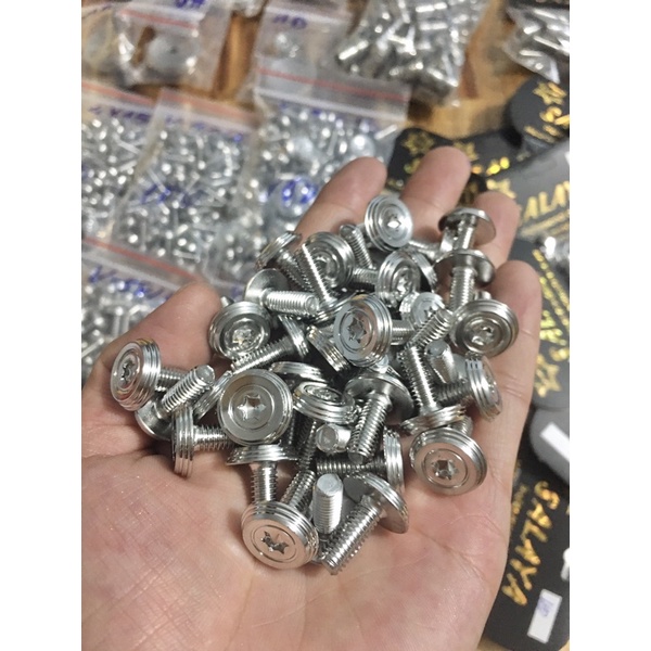 Ốc salaya mẫu thái ốc 6li 6li10 6li15 6li20 6li25 ren nhuyễn / ren xoắn inox 304