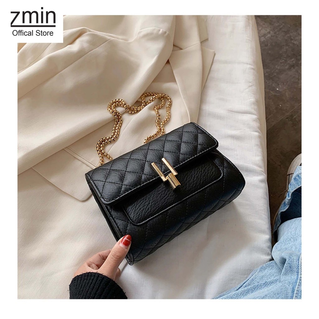 Túi xách nữ đeo chéo Zmin, khóa chữ y chất liệu da cao cấp-T025 | BigBuy360 - bigbuy360.vn