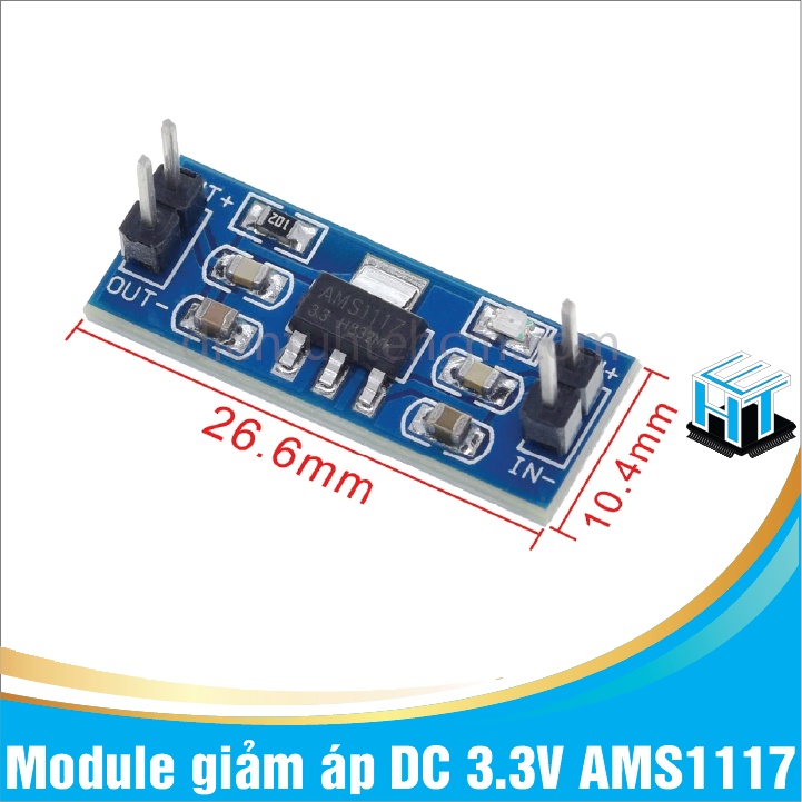 Module giảm áp DC 3.3V AMS1117