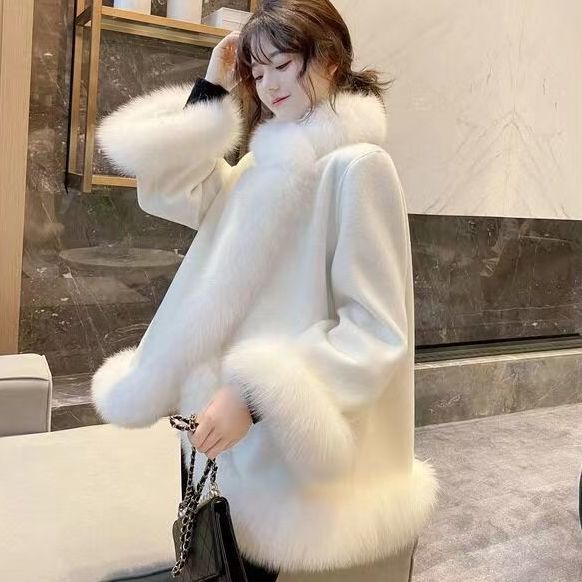 Áo khoác giả lông cáo thời trang mùa đông mới dành cho nữ phiên bản han 2021
 | BigBuy360 - bigbuy360.vn