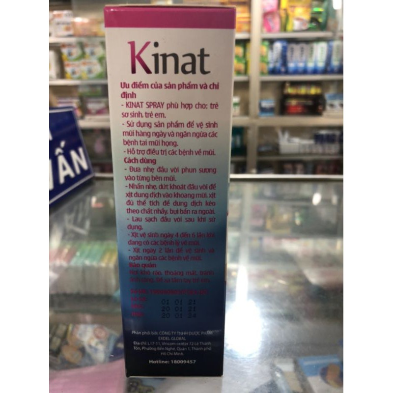 KINAT - XỊT RỬA MŨI 2 LOẠI NGƯỜI LỚN VÀ TRẺ EM