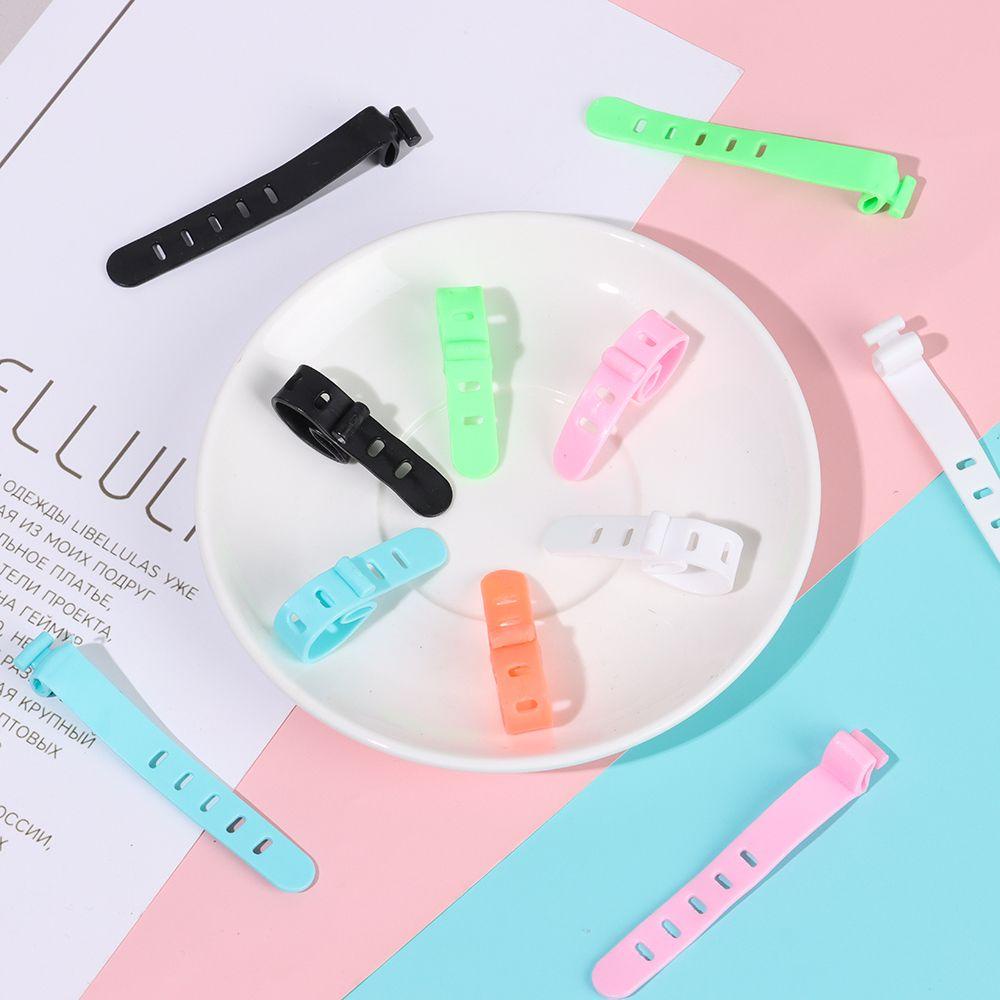 Bộ 5 Dây Quấn Dây Cáp 5 Lỗ Bằng Silicone Tiện Dụng