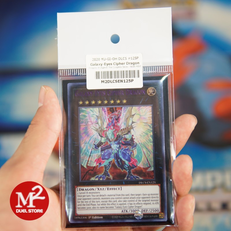 Lá bài Yugioh DLCS-EN125P Galaxy-Eyes Cipher Dragon –Ultra Rare PURPLE - Đóng gói theo tiêu chuẩn M2SCCQ-Lite