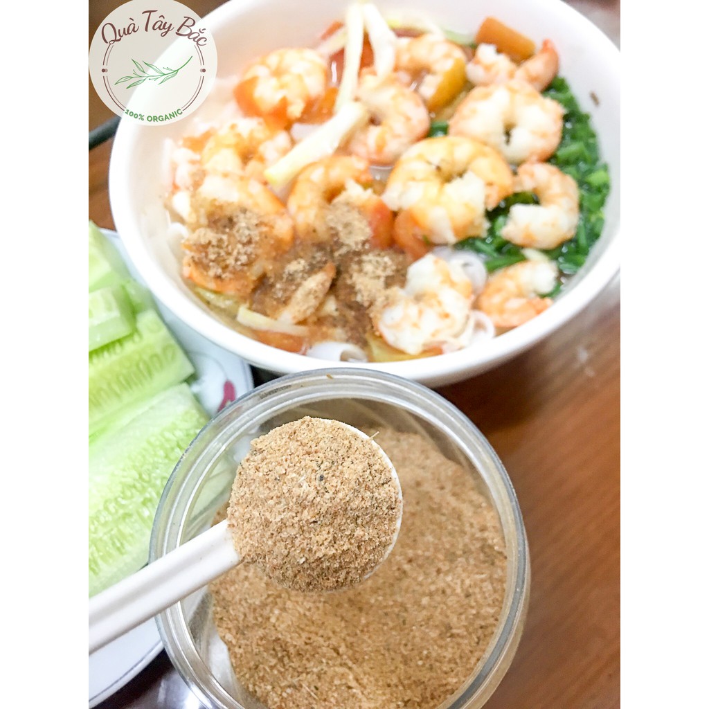 Bột tôm sông Nguyên Chất 100%  Hộp 120g
