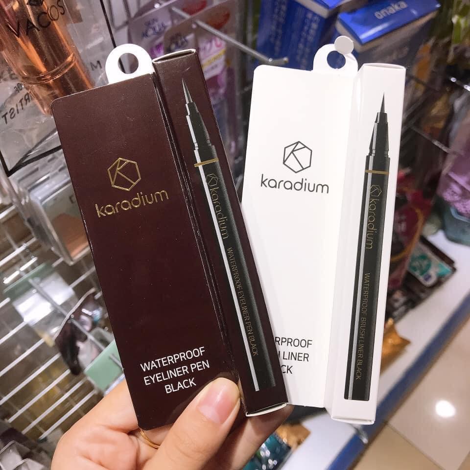 Bút Kẻ Mắt Nước Karadium Waterproof Brush Liner Black