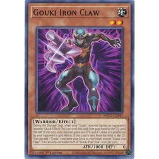 Thẻ bài Yugioh - TCG - Gouki Iron Claw / MP21-EN045'