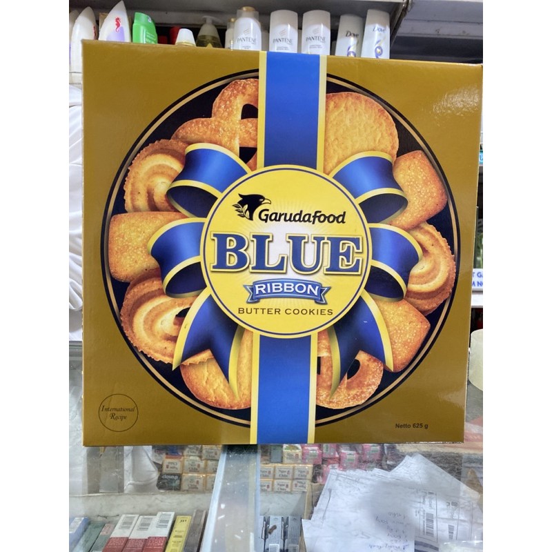 Bánh Quy Blue Ribbon Butter Cookies Hộp Thiếc 625g