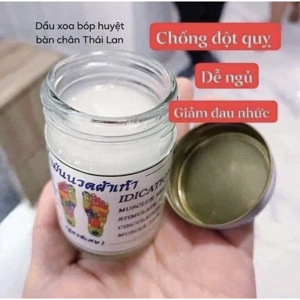 Dầu cù là trắng massage huyệt bàn chân 50g - Wincymart