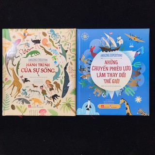 Sách - Combo 2c Những chuyến phiêu lưu làm thay đổi thế giới + Hành trình của sự sống(ĐT) Monty club