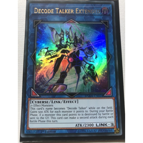 [Thẻ bài Yugioh] Decode Talker Extended | DUDE-EN024