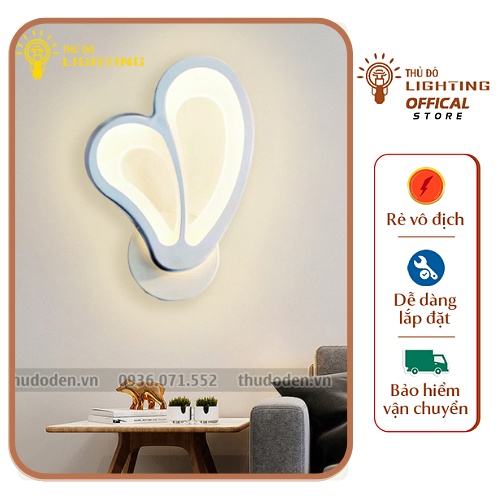 Đèn Led Treo Tường Decor Trang Trí Nhà Phòng Khách Phòng Ngủ Cầu Thang Led 8W 220V Bảo hành 12 Tháng DT2035-3CD