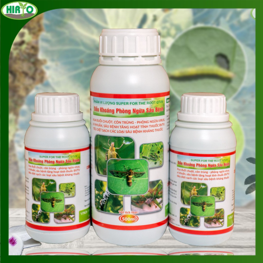 Tinh Dầu Tỏi Trị Sâu, Bọ, Phòng Ngừa Virus -  Dành cho Hoa Lan - Rau - Cây Trồng v.v.v