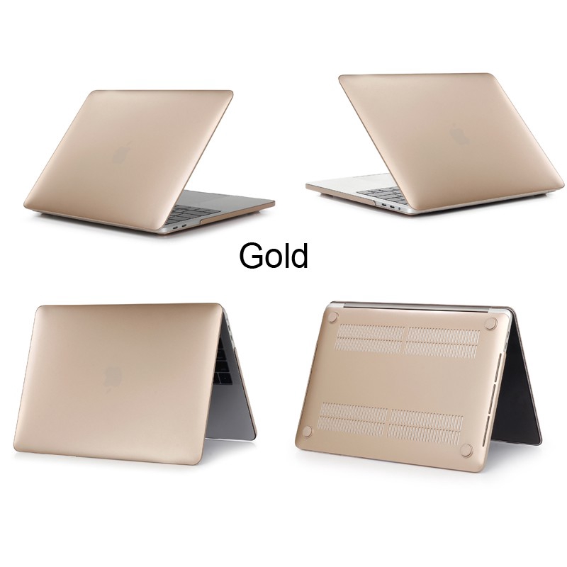 Metal Color Ốp lưng màu kim loại cho Macbook Air 11 11.6 Retina 13 12 Pro 13.3 15 TouchBar 15.4 Vỏ bảo vệ