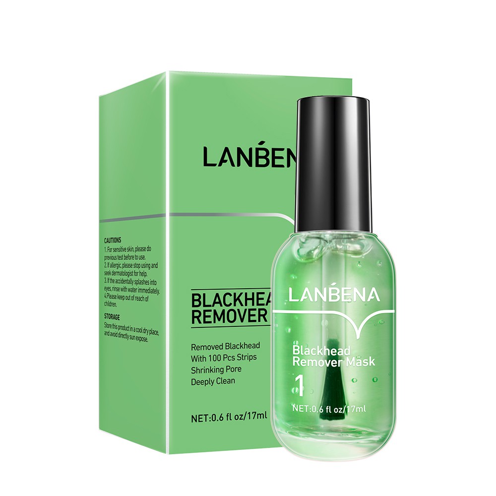 Lanbena Serum tạo mặt nạ lột mụn đầu đen làm sạch lỗ chân lông dưỡng ẩm trắng da