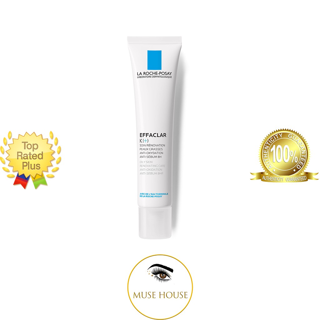 Kem dưỡng hỗ trợ giảm mụn đầu đen La roche Posay effaclar K+ - MUSE HOUSE